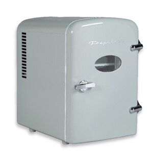 Frigidaire Retro Mini Cooler 6-Can/4-Liter Beverage & Skincare Fridge, Moonbeam